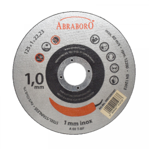 PLOČA REZ. INOX ABRA. 115*1*22  25/1 F41
