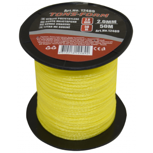 ŠPAGA ZIDARSKA ŽUTA 1,70mm *50m  ART12488 (100)