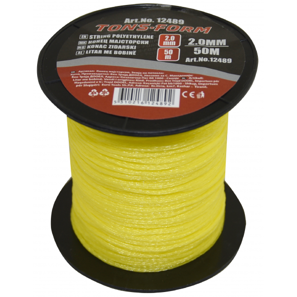 ŠPAGA ZIDARSKA ŽUTA 1,70mm *50m  ART12488 (100)