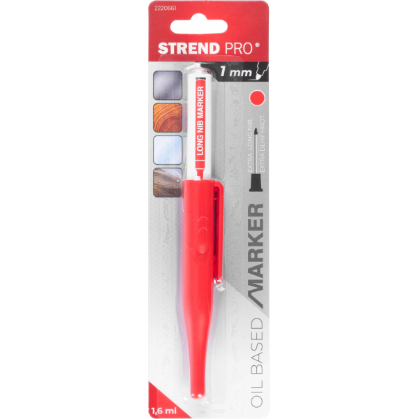 MARKER DUGI VRH CRVENI fi-1mm