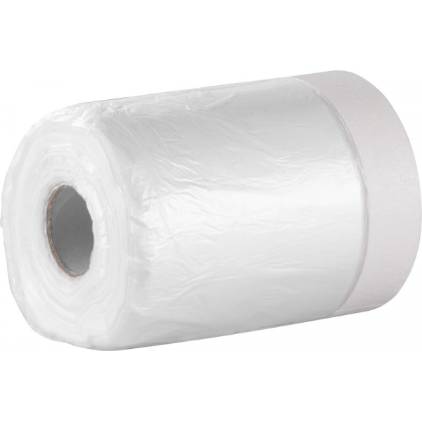 FOLIJA ZAŠTITNA PVC S LJEPLJIVOM TRAKOM 550mm L-30m